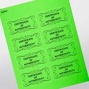 Professional Printed Rectangle Labels