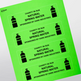 Professional Printed Rectangle Labels