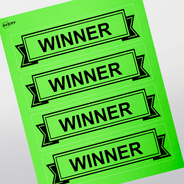 Professional Printed Rectangle Labels