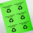 Professional Printed Rectangle Labels