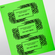 Professional Printed Rectangle Labels