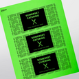 Étiquettes rectangulaires