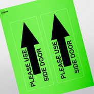 Professional Printed Rectangle Labels