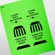 Professional Printed Rectangle Labels