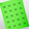 Professional Printed Starburst Labels