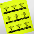 Professional Printed Square Labels