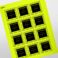 Professional Printed Square Labels