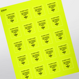 Professional Printed Square Labels