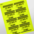 Professional Printed Rectangle Labels