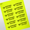 Professional Printed Rectangle Labels