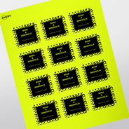 Étiquettes rectangulaires