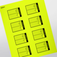Professional Printed Rectangle Labels