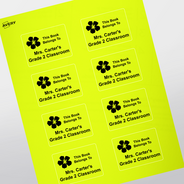 Professional Printed Rectangle Labels
