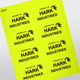 Professional Printed Rectangle Labels