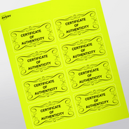 Professional Printed Rectangle Labels