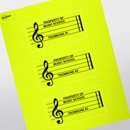 Professional Printed Rectangle Labels