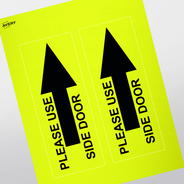 Professional Printed Rectangle Labels