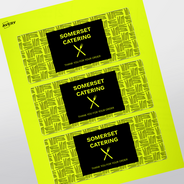 Professional Printed Rectangle Labels