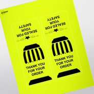 Professional Printed Rectangle Labels