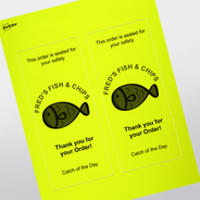 Professional Printed Rectangle Labels