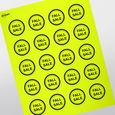 Professional Printed Round Labels
