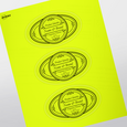Professional Printed Oval Labels