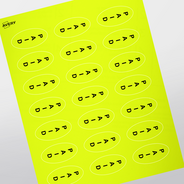Professional Printed Oval Labels