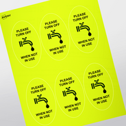 Professional Printed Oval Labels