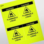 Professional Printed Square Labels