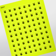 Professional Printed Square Labels