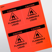 Professional Printed Square Labels