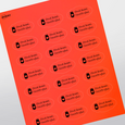 Professional Printed Scalloped Labels