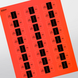 Professional Printed Rectangle Labels