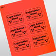 Professional Printed Rectangle Labels