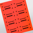 Professional Printed Rectangle Labels