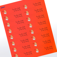 Professional Printed Rectangle Labels