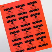 Professional Printed Square Labels