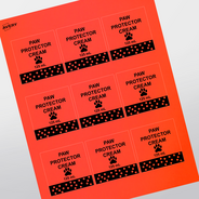 Professional Printed Square Labels