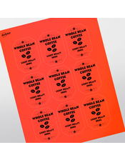 Professional Printed Emerald Labels