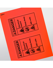 Professional Printed Rectangle Labels