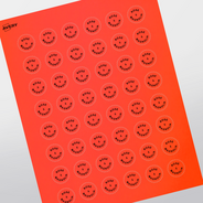 Professional Printed Starburst Labels