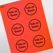 Professional Printed Round Labels