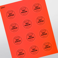 Professional Printed Round Labels