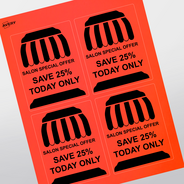 Professional Printed Rectangle Labels