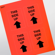 Professional Printed Rectangle Labels