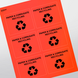 Professional Printed Rectangle Labels