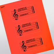 Professional Printed Rectangle Labels