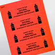 Professional Printed Rectangle Labels