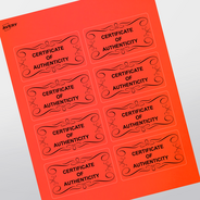 Professional Printed Rectangle Labels