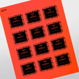 Étiquettes rectangulaires
